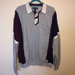 Vintage Color Block Van Heusen Pullover